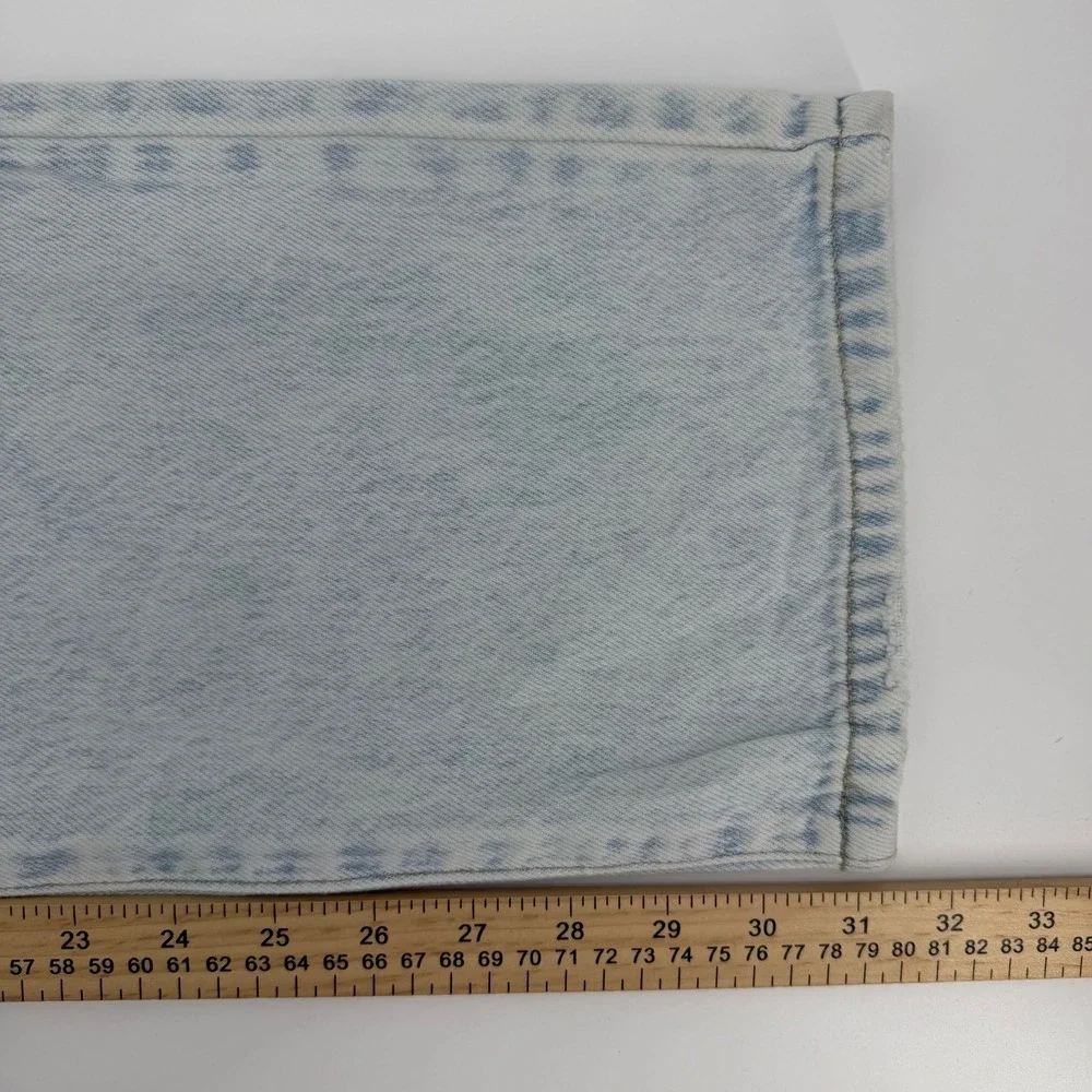 KanCan Jeans Womens 9/28 Light Wash Distressed High‎ Rise Straight Leg Denim - Picture 10 of 11